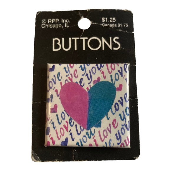 LOT of 5 Vintage Cool Positive Sayings Affirmations Button Pins - Picture 7 of 8